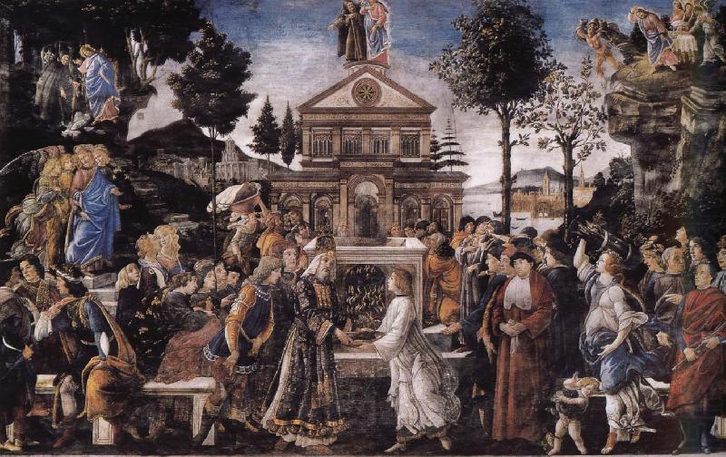 The temptation of Christ, Sandro Botticelli